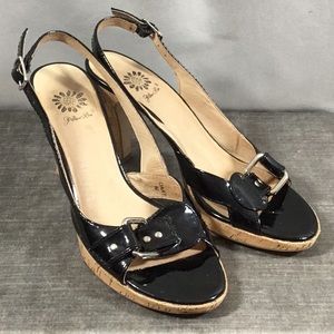 Yellow Box Slingback Heels